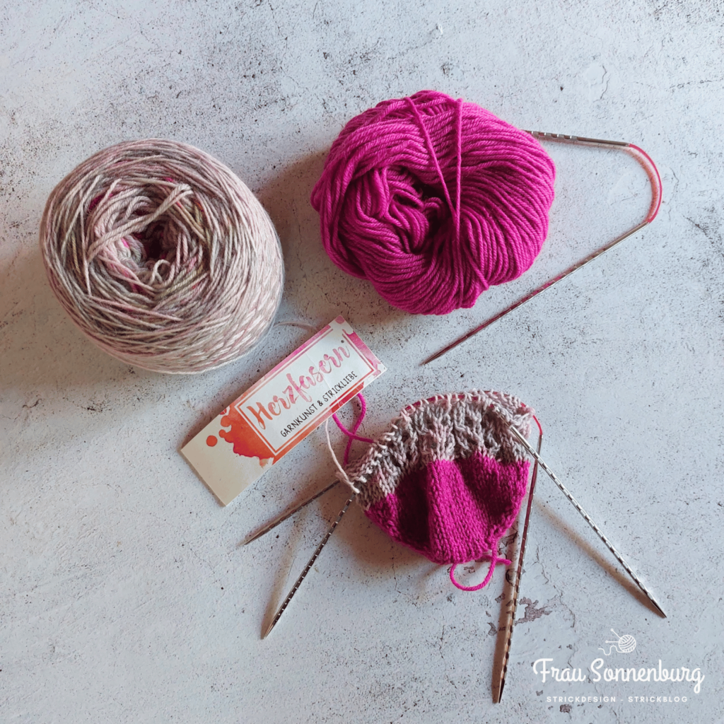 Strickanleitung Flora Socks - Farbwahl