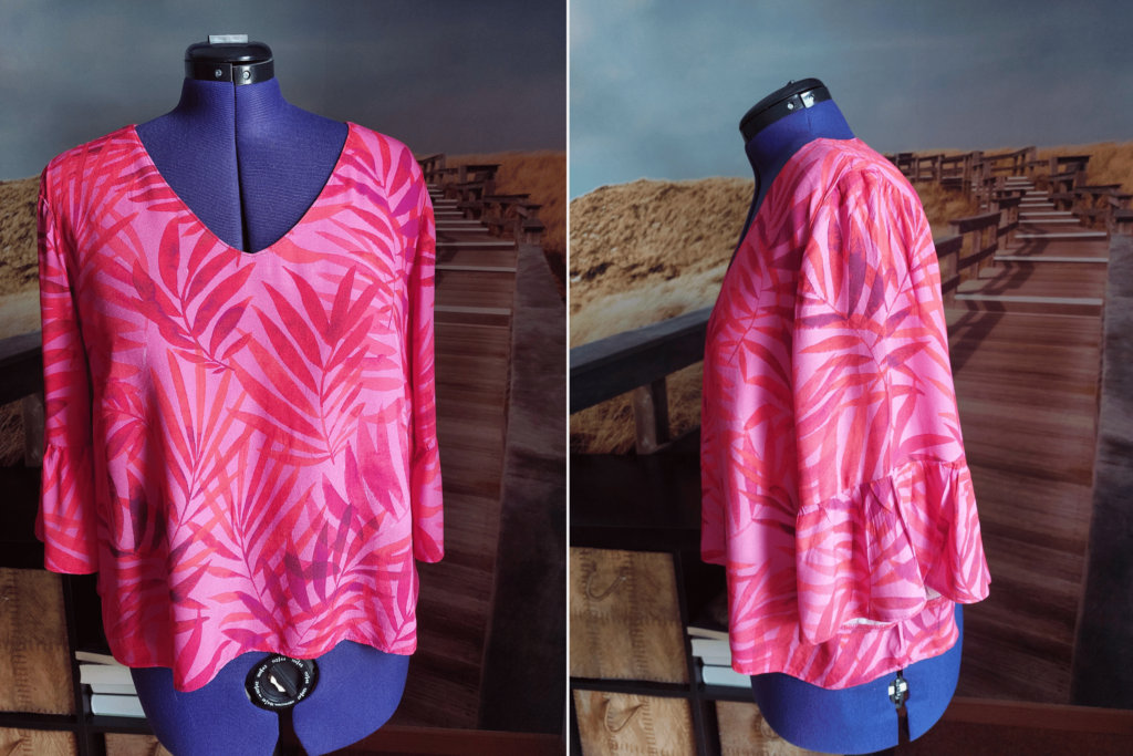 In the Folds - Ruffle Sleeve Top