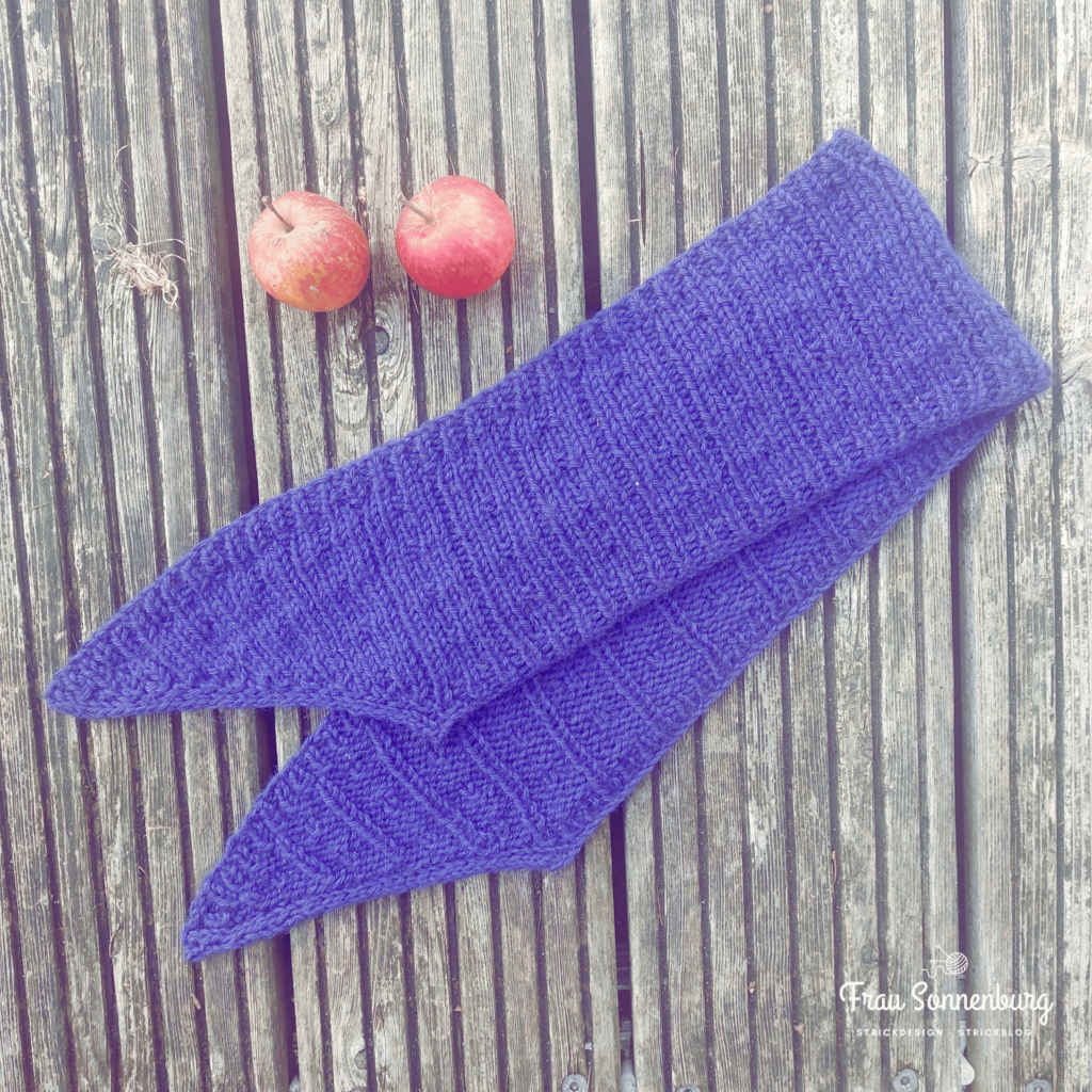 lilafarbenes Stricktuch - Anni - Pascuali Sayama