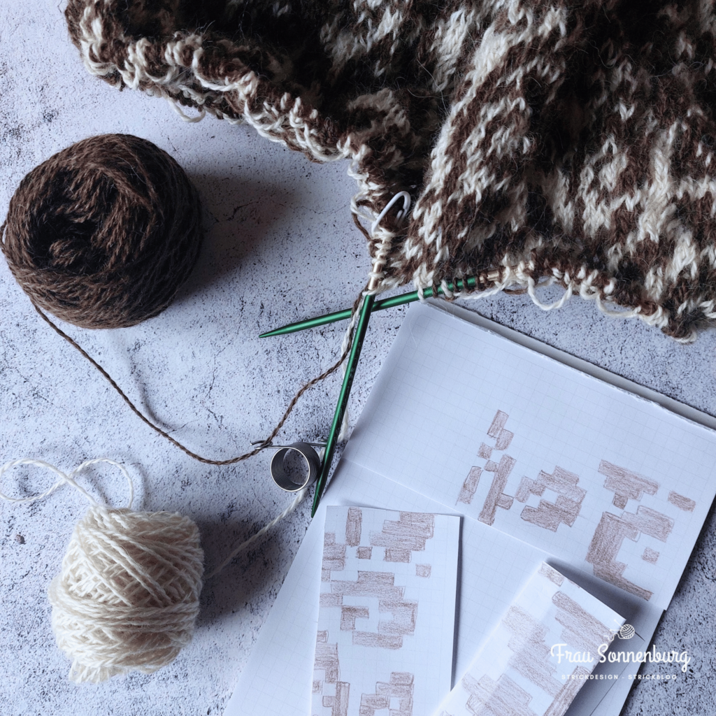Pullover Deike mit Einstrickmuster - Addi Christmas Lace