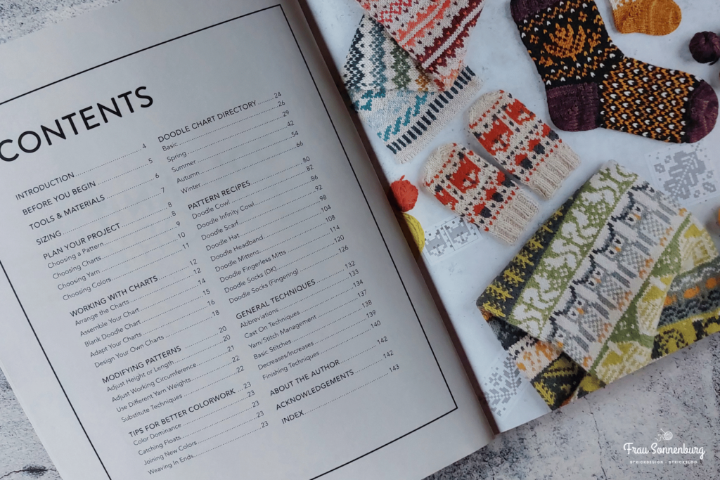 Blick ins Buch - The Doodle Knit Directory - Jamie Lomax