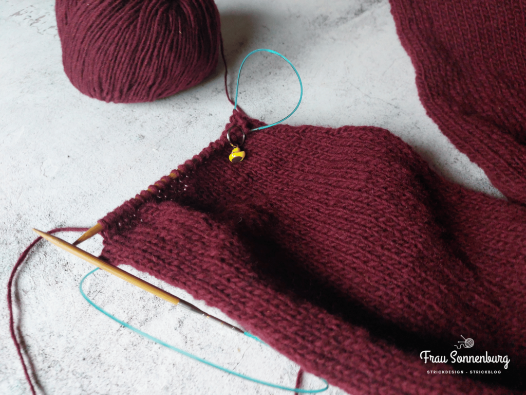 Magic Loop - Ärmel stricken