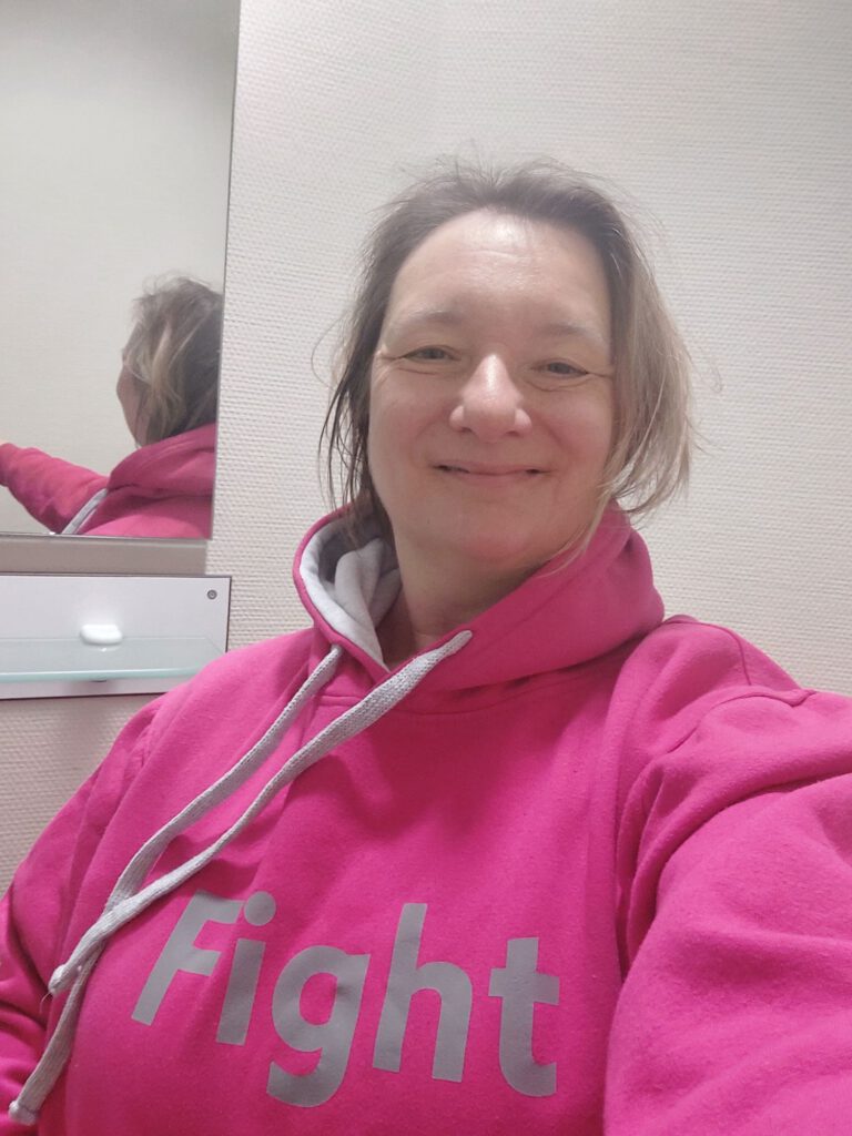 pinker Hoodie - pink is for power - Pink im Februar