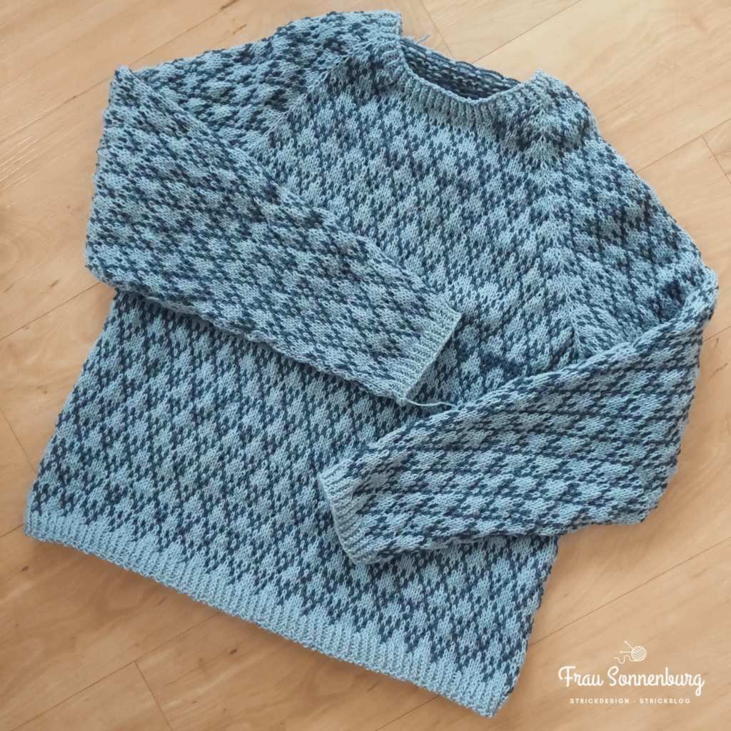 Spot regular Sweater - Anne Ventzel - Blau im März