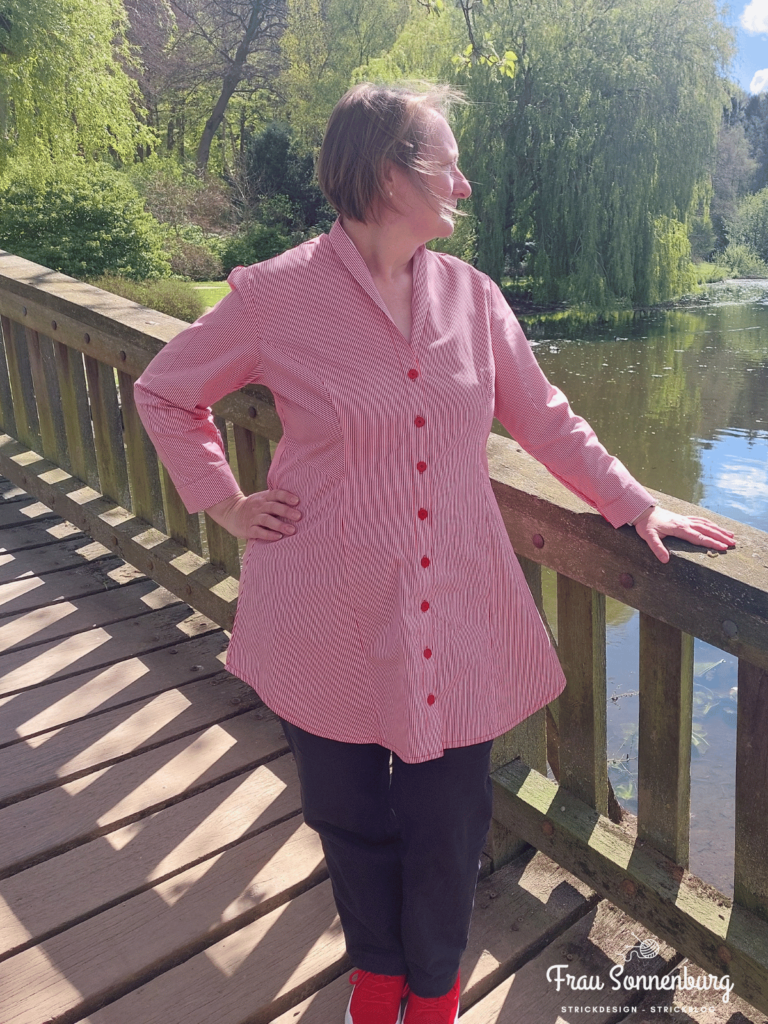 Kimonobluse von Crafteln - Tragefoto vorn