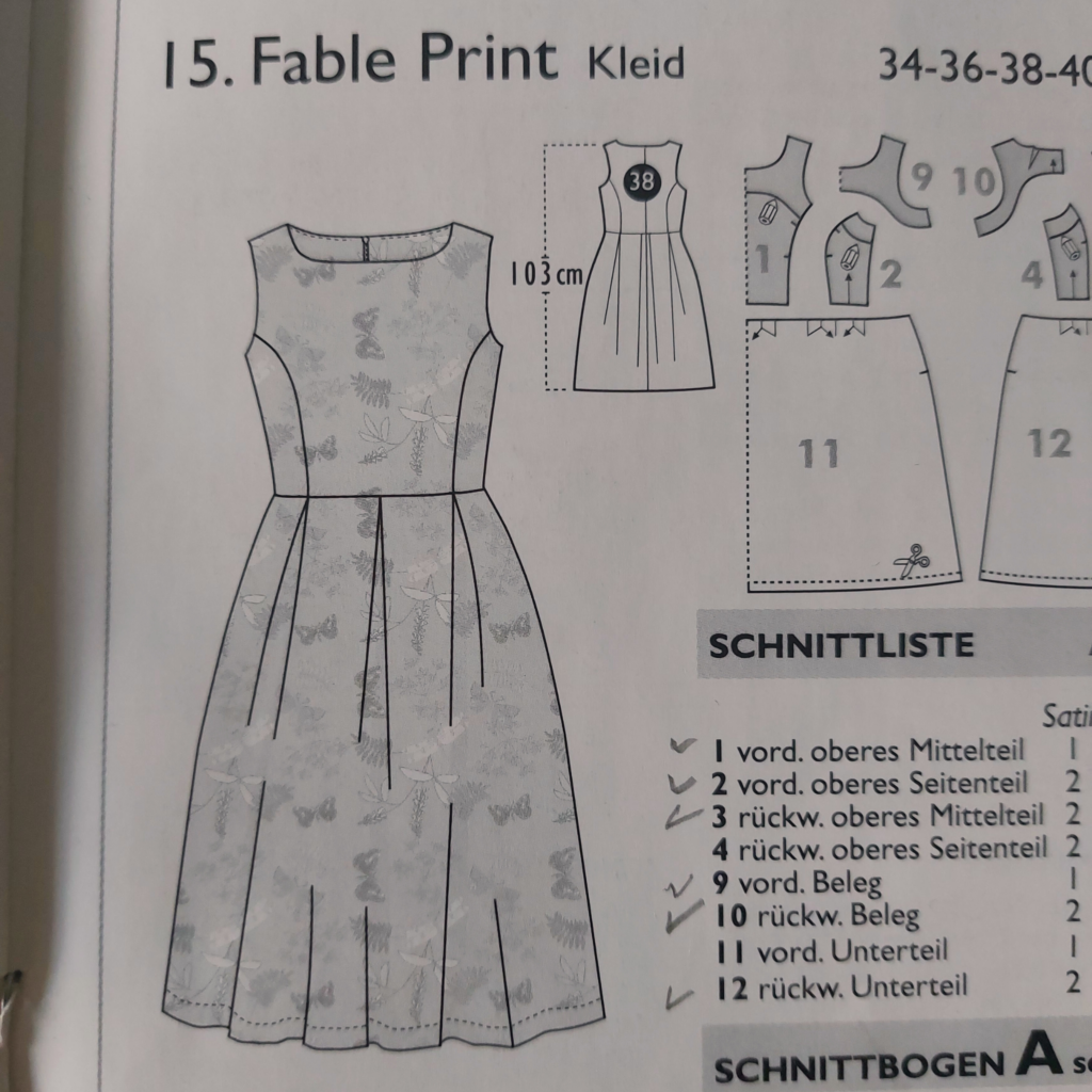Ottobre Design - Fable Print - Modellskizze