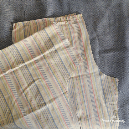 Pyjamahose ohne Schnitt aus alter Pyjamahose