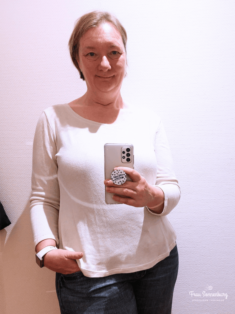 Ecovero Shirt in naturweiß - Langarmshirt - Ottobre 05/13 - ein Shirt aus Holz