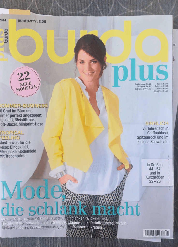 Burda Plus Sommer 2014 Titel