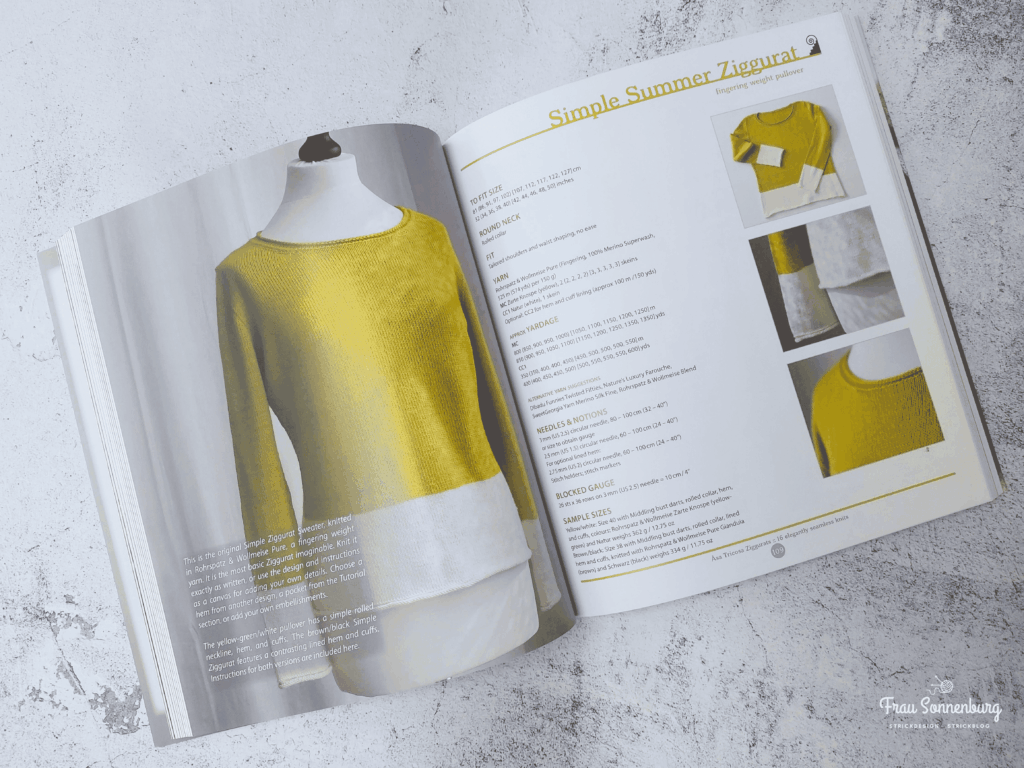 Blick ins Buch - Simple Summer Ziggurat von Asa Tricosa